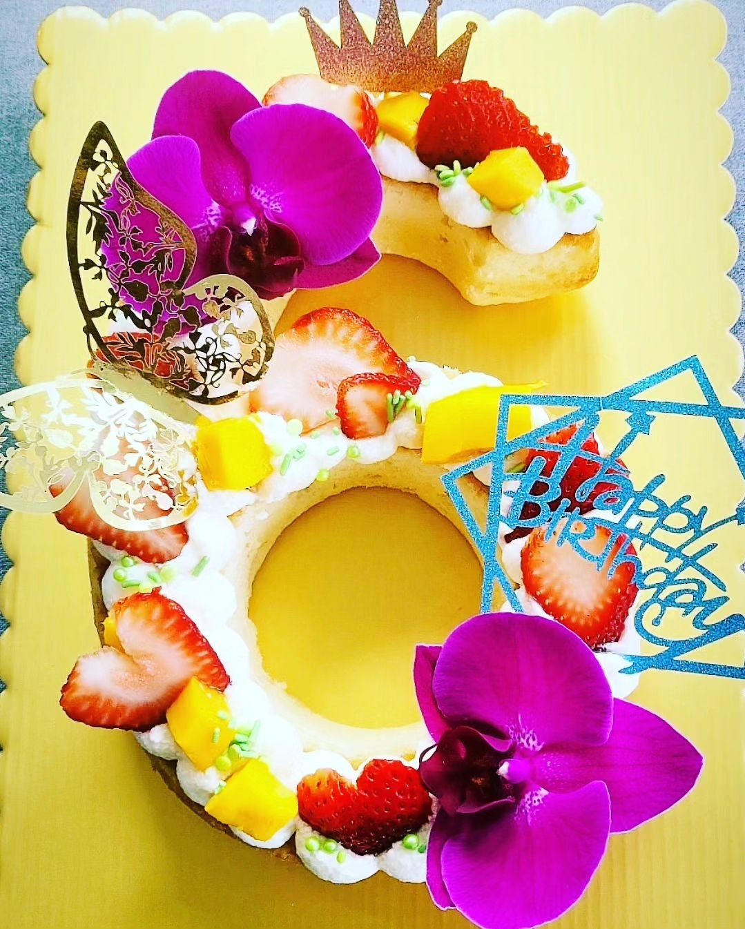 Number/Letter Cake 6 x 8
